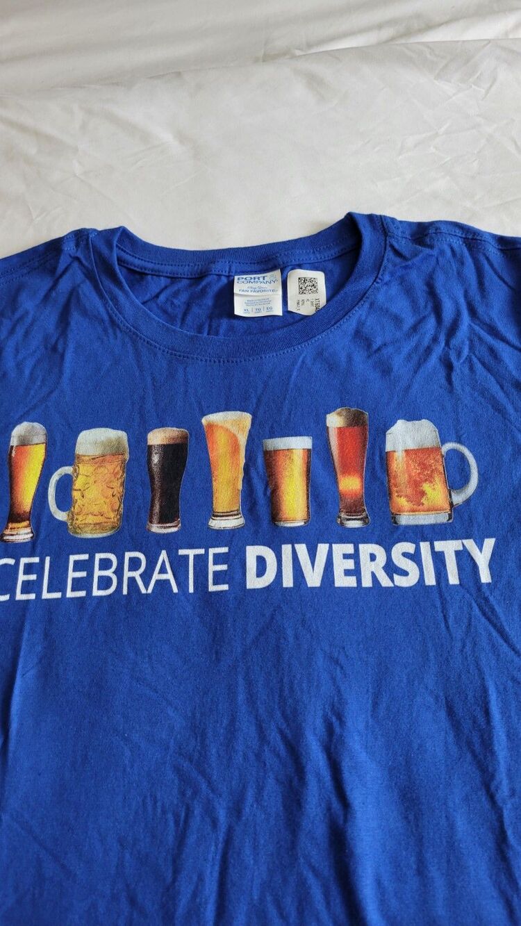 New No Tags Women's XL Celebrate Diversity T Shirt BIN 3